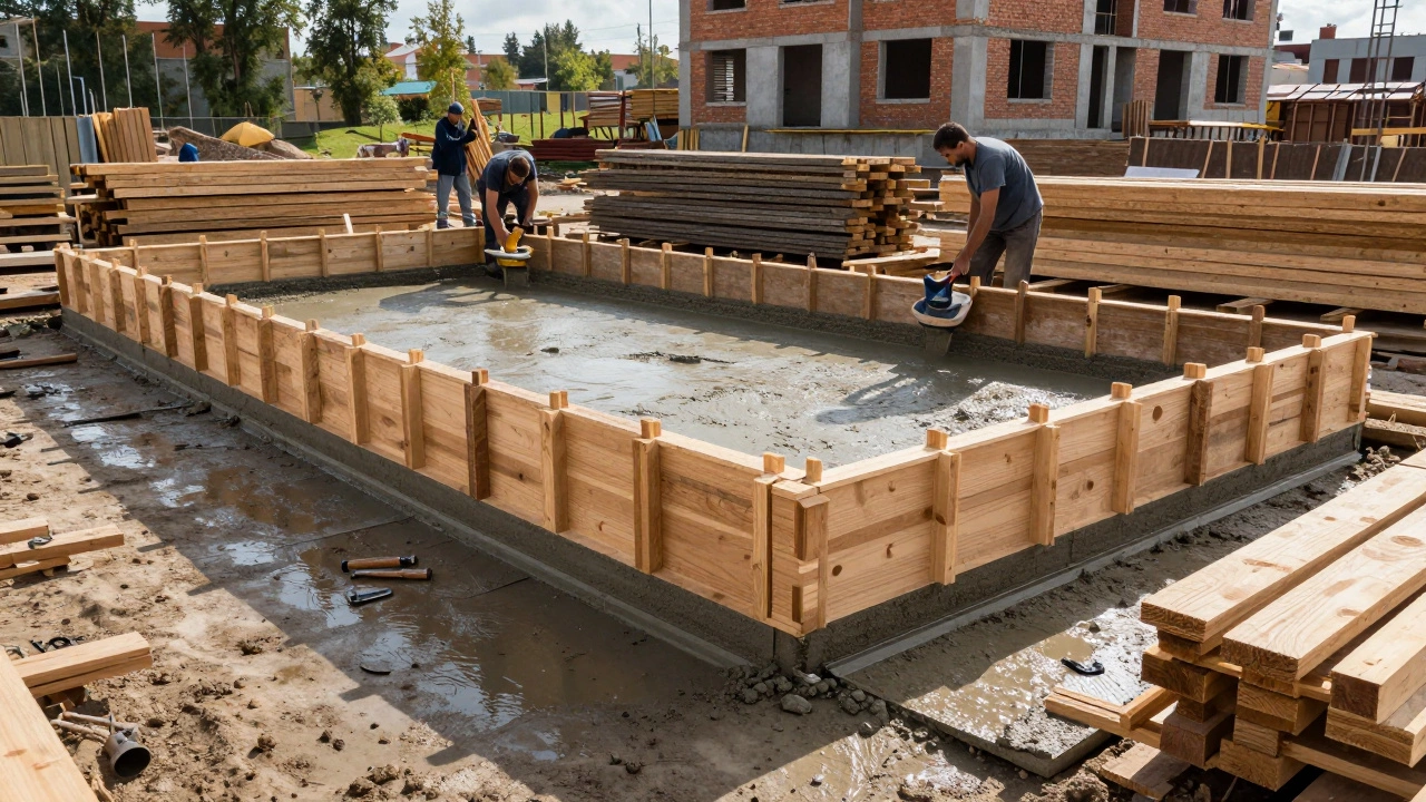 Какой ширины делать опалубку для фундамента дома