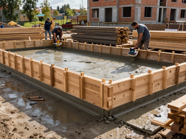 Какой ширины делать опалубку для фундамента дома