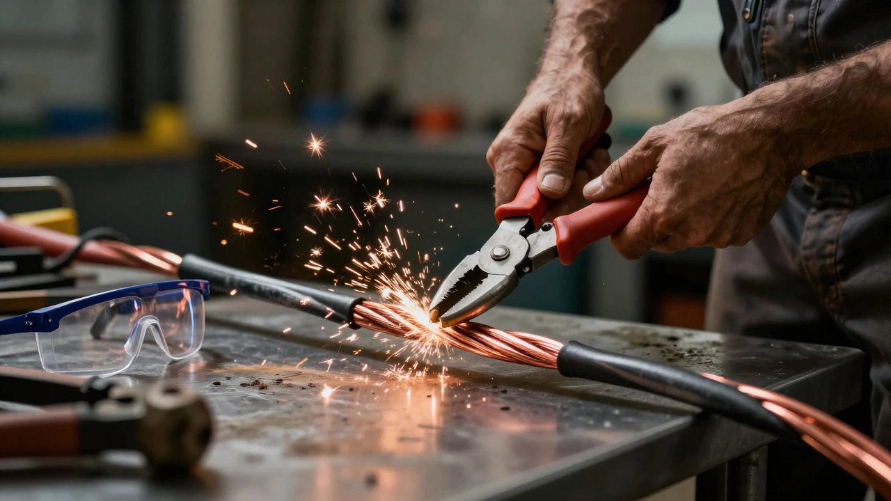 Чем отрезать толстый медный кабель: лучшие инструменты и способы