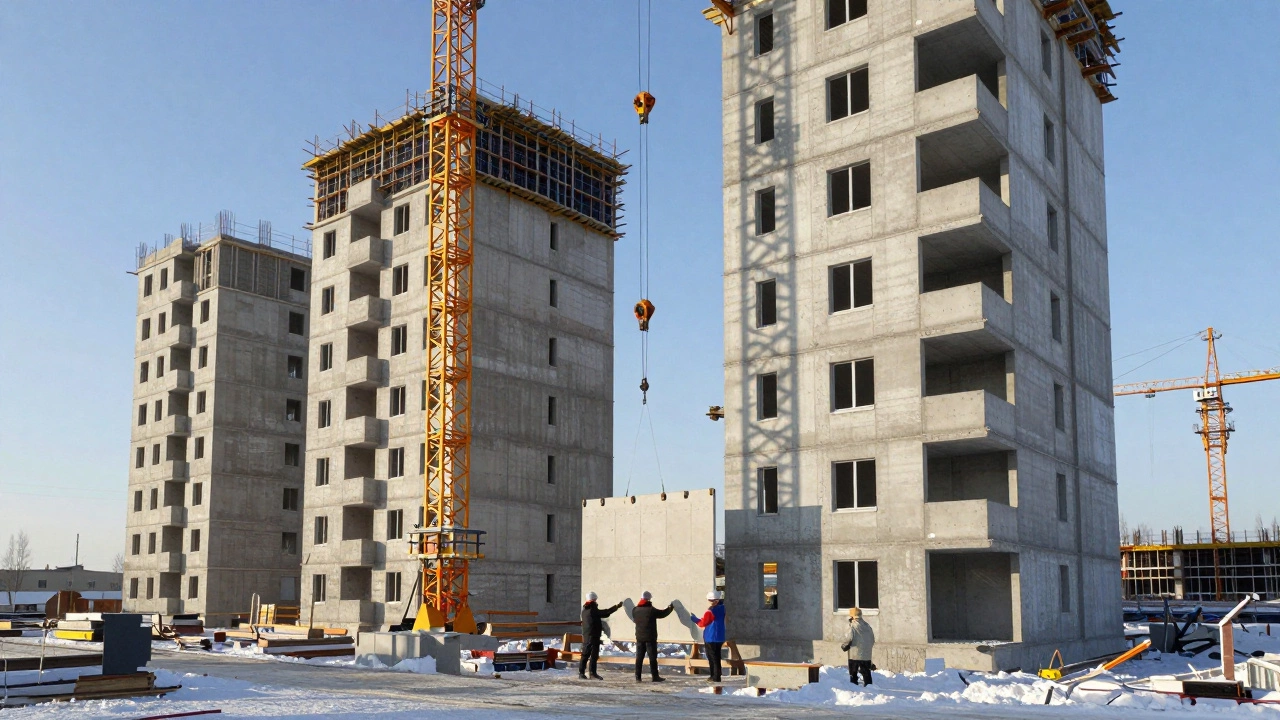 Какие бывают основные виды технологий строительства многоквартирных домов?