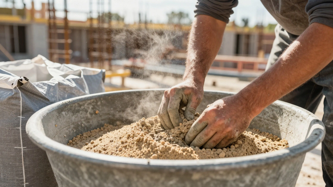 Как сделать крепкий раствор из цемента: пропорции и технологии для фундамента