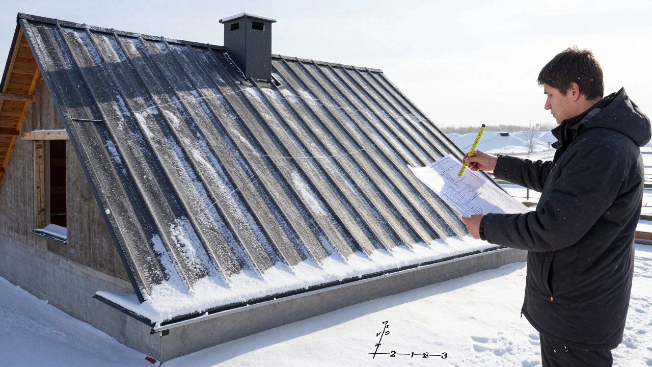 Сколько квадратных метров занимает односкатная крыша 12х16?