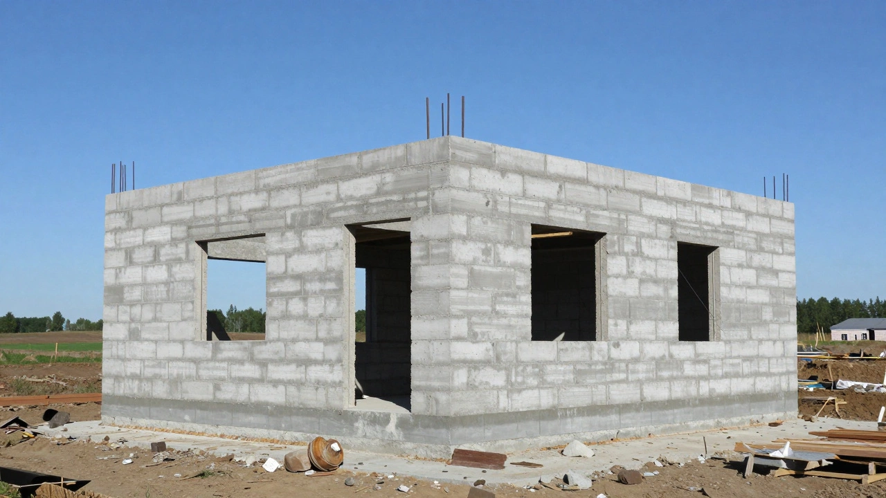 Третий этап строительства дома: от коробки до закрытого контура